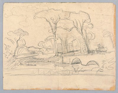 Studie einer Landschaft von William Stanley Haseltine
