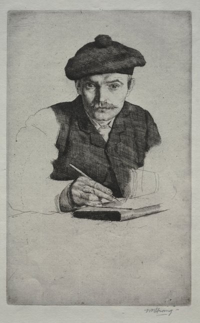 Selbstporträt, 1885 von William Strang