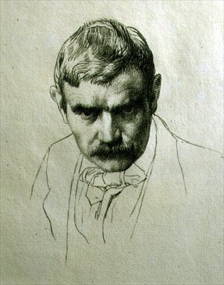 Selbstporträt, ca. 1895 von William Strang