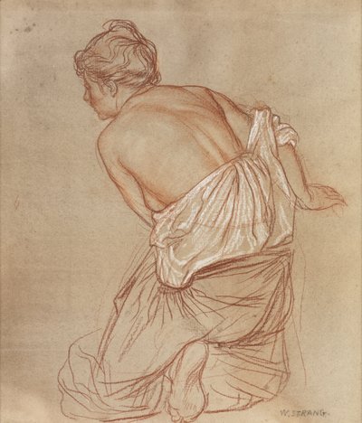 Studie für eine Radierung: Musik von William Strang