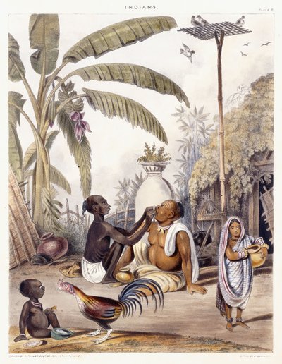 Der Dorffriseur, 1842 von William Tayler