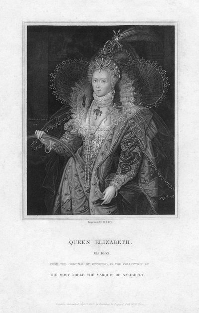 Elizabeth I., Königin von England, 1832 von William Thomas Fry