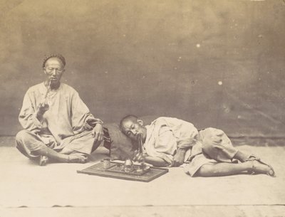 Opiumraucher, 1867 von William Thomas Saunders