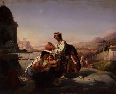 Italienische Szene von William Tolman Carlton