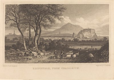 Edinburgh, von Craigleith von William Tombleson after Thomas Hosmer Shepherd