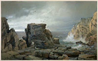 Eine felsige Küste von William Trost Richards