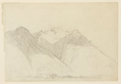 Studie einer Landschaft von William Trost Richards