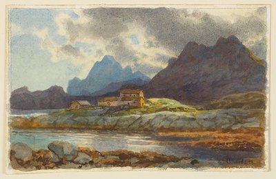 Studie einer Landschaft, Norwegen von William Trost Richards