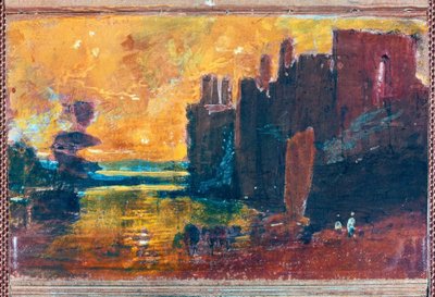 Schloss Caernarven bei Sonnenaufgang von Joseph Mallord William Turner