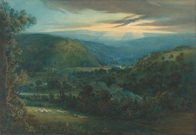 Morgendämmerung in den Tälern von Devon, 1832 von Joseph Mallord William Turner