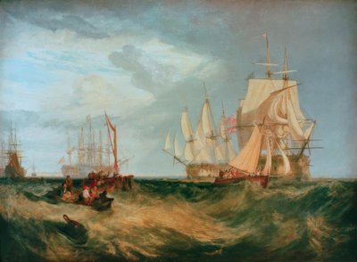 Spithead: Bootscrew birgt einen Anker von Joseph Mallord William Turner