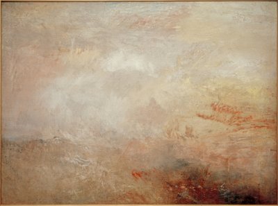 Stürmische See mit Delfinen von Joseph Mallord William Turner