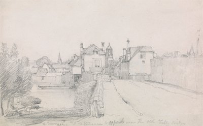 Oxford, Folly Bridge von William Turner of Oxford