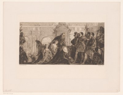 Großzügigkeit von Alexander dem Großen von William Unger