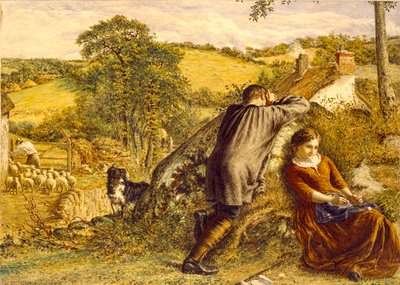 Der Hirte wird abgewiesen, 1861 von William Vandyke Patten