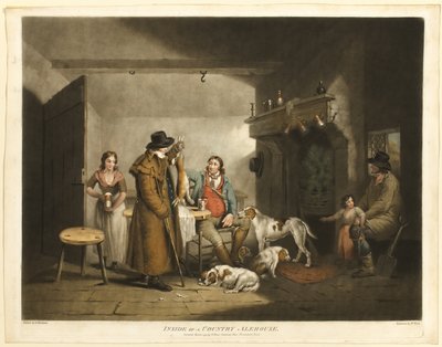 Inneres eines Landgasthauses von William Ward
