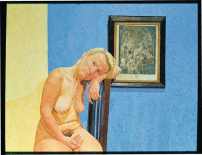 Sitzender Akt von William Wilkins