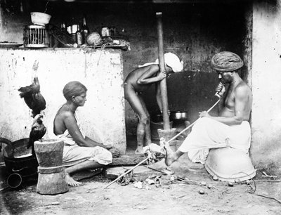 Eine indische Küche, ca. 1870er von Willoughby Wallace Hooper