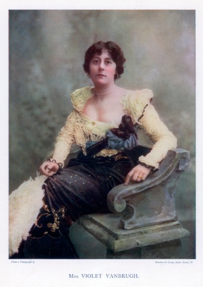 Violet Vanbrugh, englische Schauspielerin, 1901 von Window and Grove