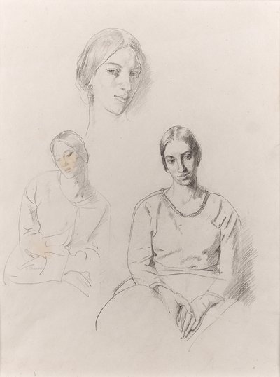 Selbstporträt von Winifred Knights