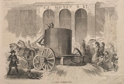 Ein Bostoner Bewässerungswagen von Winslow Homer