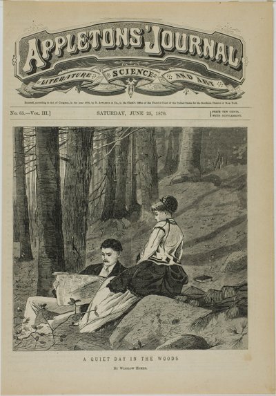 Ein ruhiger Tag im Wald von Winslow Homer