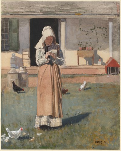 Ein krankes Huhn von Winslow Homer