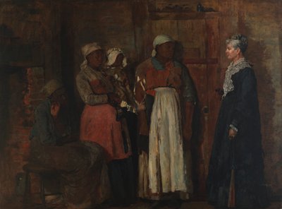 Ein Besuch der alten Herrin, 1876 von Winslow Homer