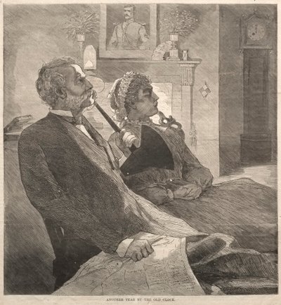 Ein weiteres Jahr bei der alten Uhr, 1870 von Winslow Homer