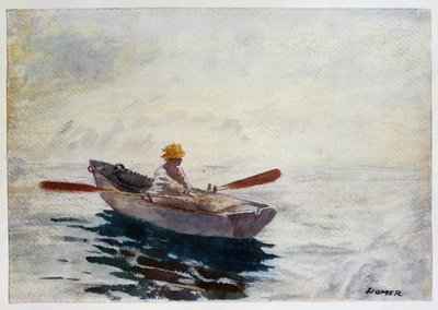 Junge in einem Boot von Winslow Homer