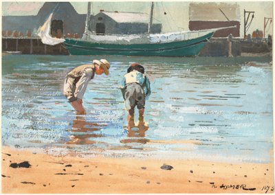 Jungen waten von Winslow Homer