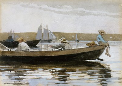 Jungen in einem Dory, 1873 von Winslow Homer