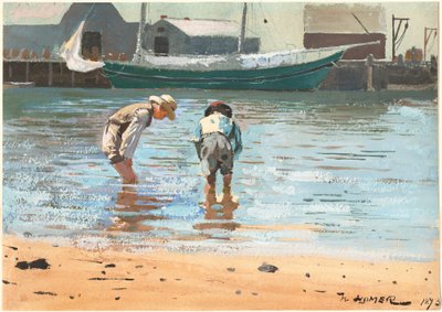 Jungen waten von Winslow Homer