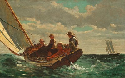 Breezing Up (Ein frischer Wind) 1873-76 von Winslow Homer