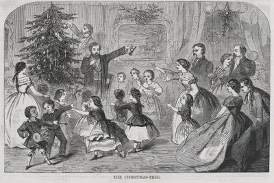 Weihnachten - Immergrün sammeln Der Weihnachtsbaum von Winslow Homer