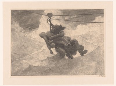 Die Rettungsleine von Winslow Homer
