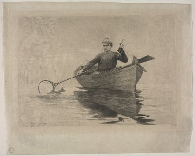 Fliegenfischen von Winslow Homer