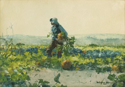 Um ein Bauernjunge zu sein von Winslow Homer