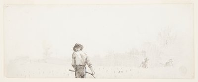 Mann mit Sense von Winslow Homer