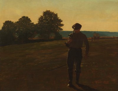 Mann mit einer Sense von Winslow Homer