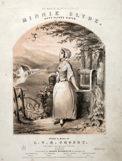 Minnie Clyde - Notenblatt-Cover von Winslow Homer