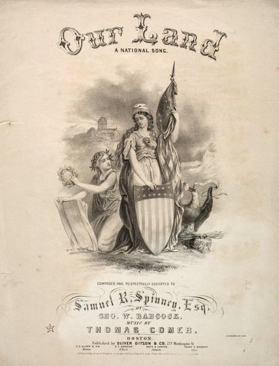 Unser Land - Notenblatt Cover von Winslow Homer