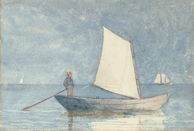 Segeln mit einem Dory, 1880 von Winslow Homer