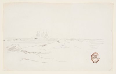 Schoner in der Nähe einer felsigen Küste von Winslow Homer