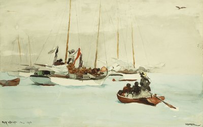 Schoner vor Anker, Key West, 1903 von Winslow Homer