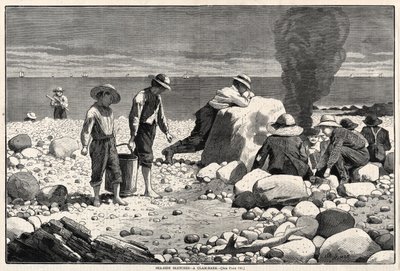 Skizzen am Meer - Ein Clam-Bake, 1873 von Winslow Homer