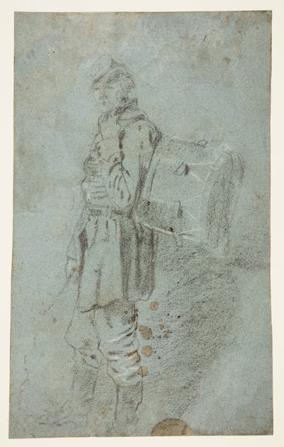 Seitenansicht eines Trommlers von Winslow Homer