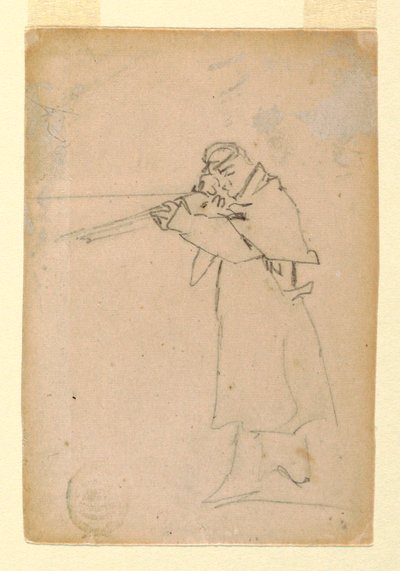 Soldat, der zielt von Winslow Homer