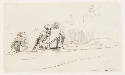Heckansicht von zwei Kanus von Winslow Homer