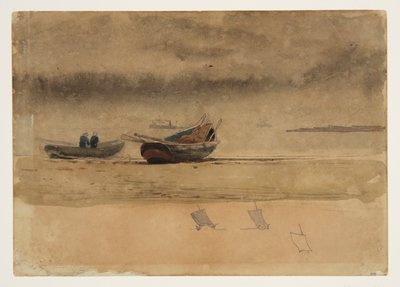 Heckansicht von zwei Ruderbooten, England von Winslow Homer